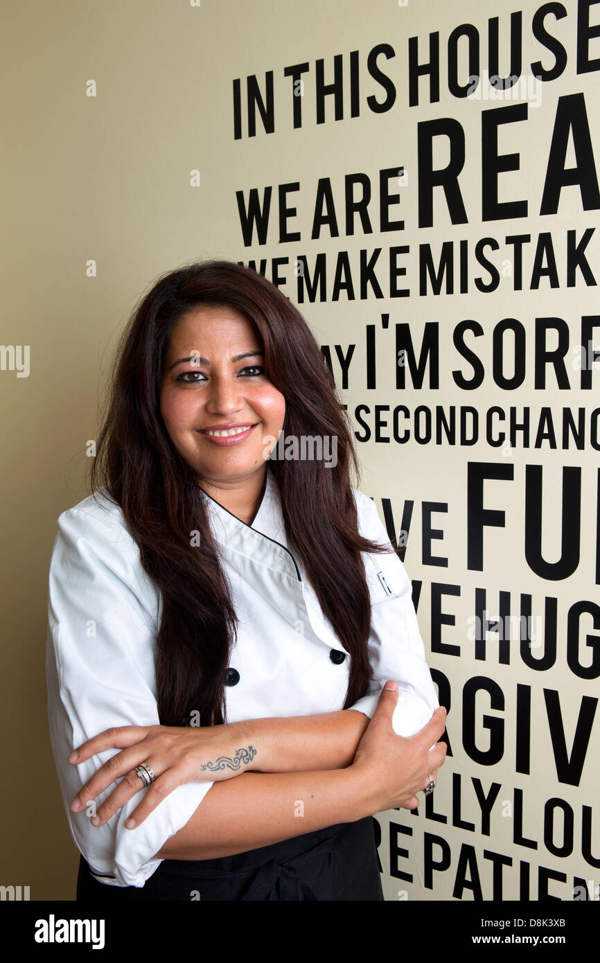 Chef Romy Gill Stock Photo