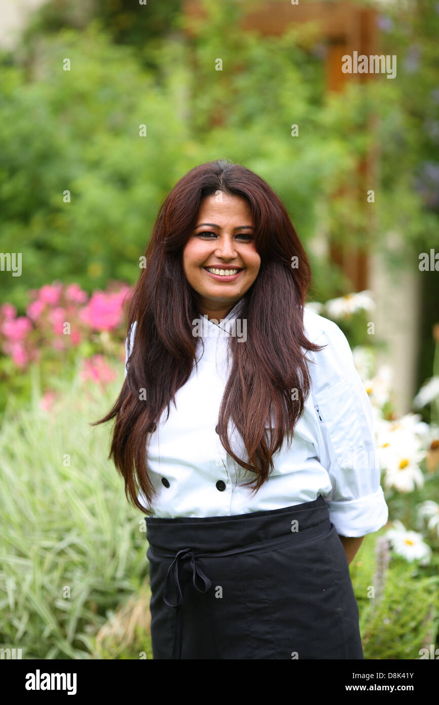 Chef Romy Gill Stock Photo Alamy