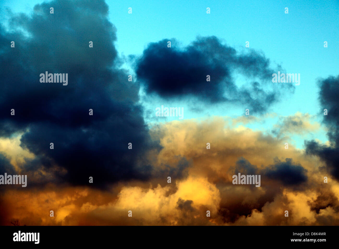 Sky, gathering Storm Clouds, cloud, skies, meteorology, stormy Stock Photo