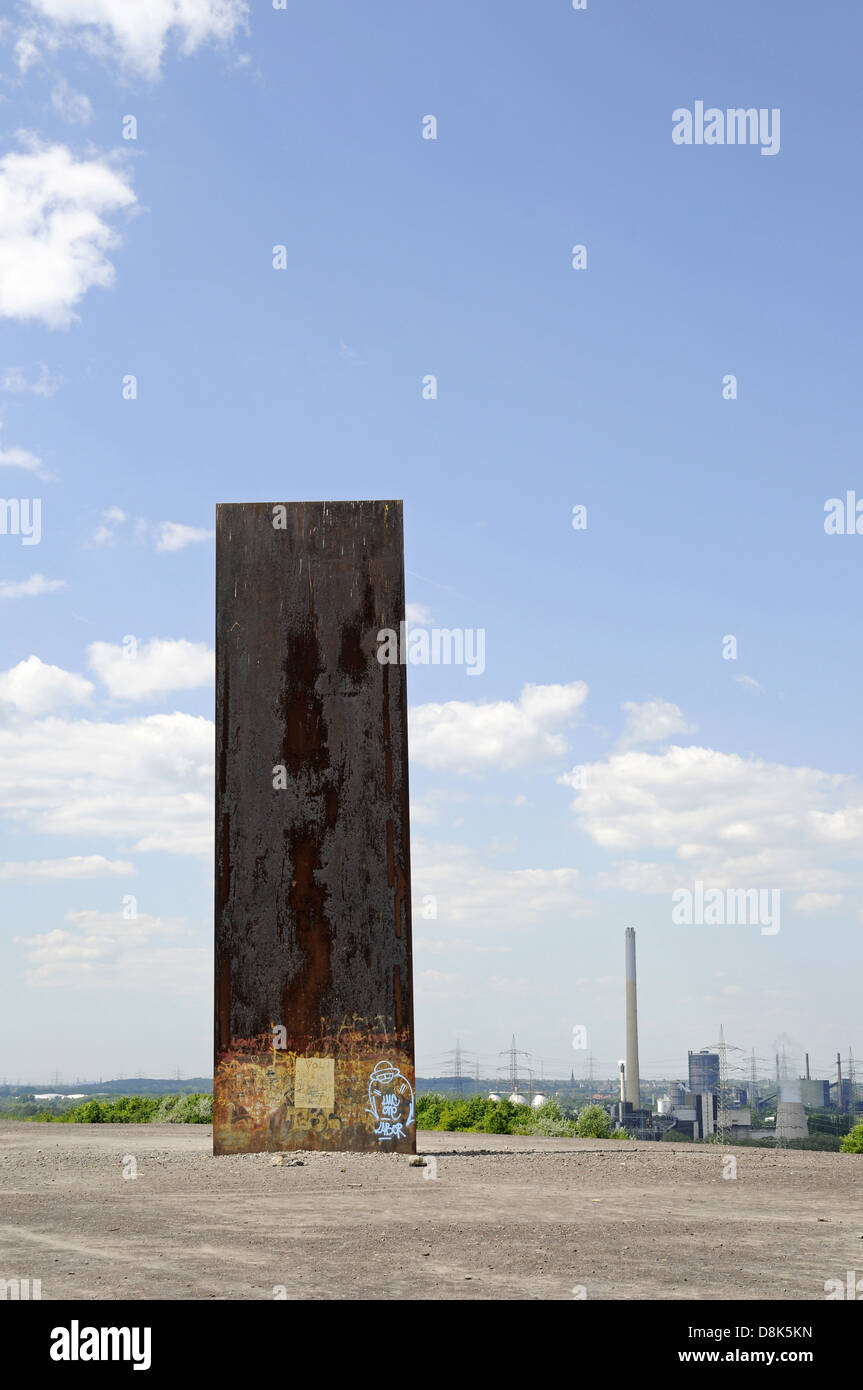 Steel sculpture Stock Photo