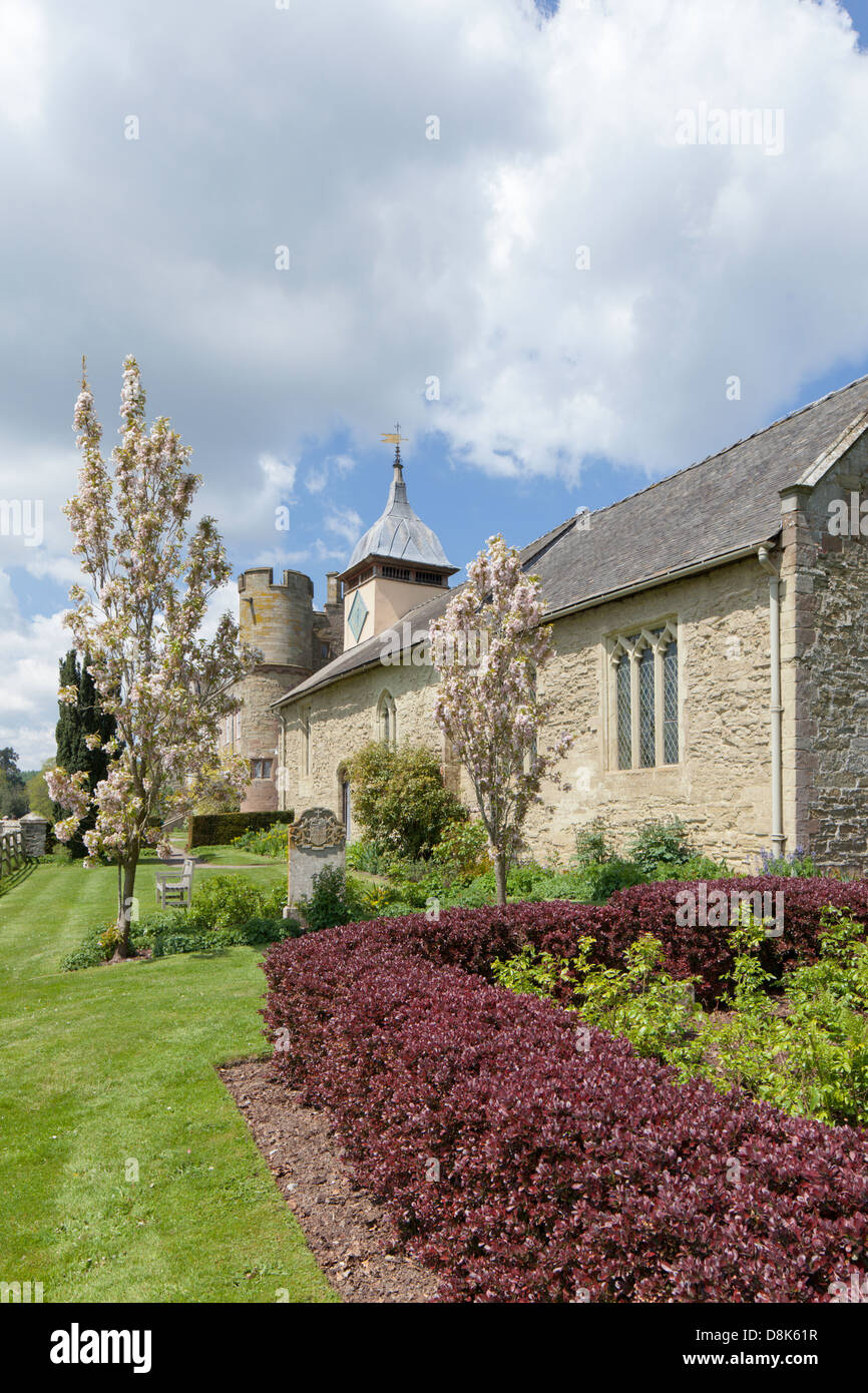 Croft Castle and the13th century St. Michaels church, Herefordshire ...