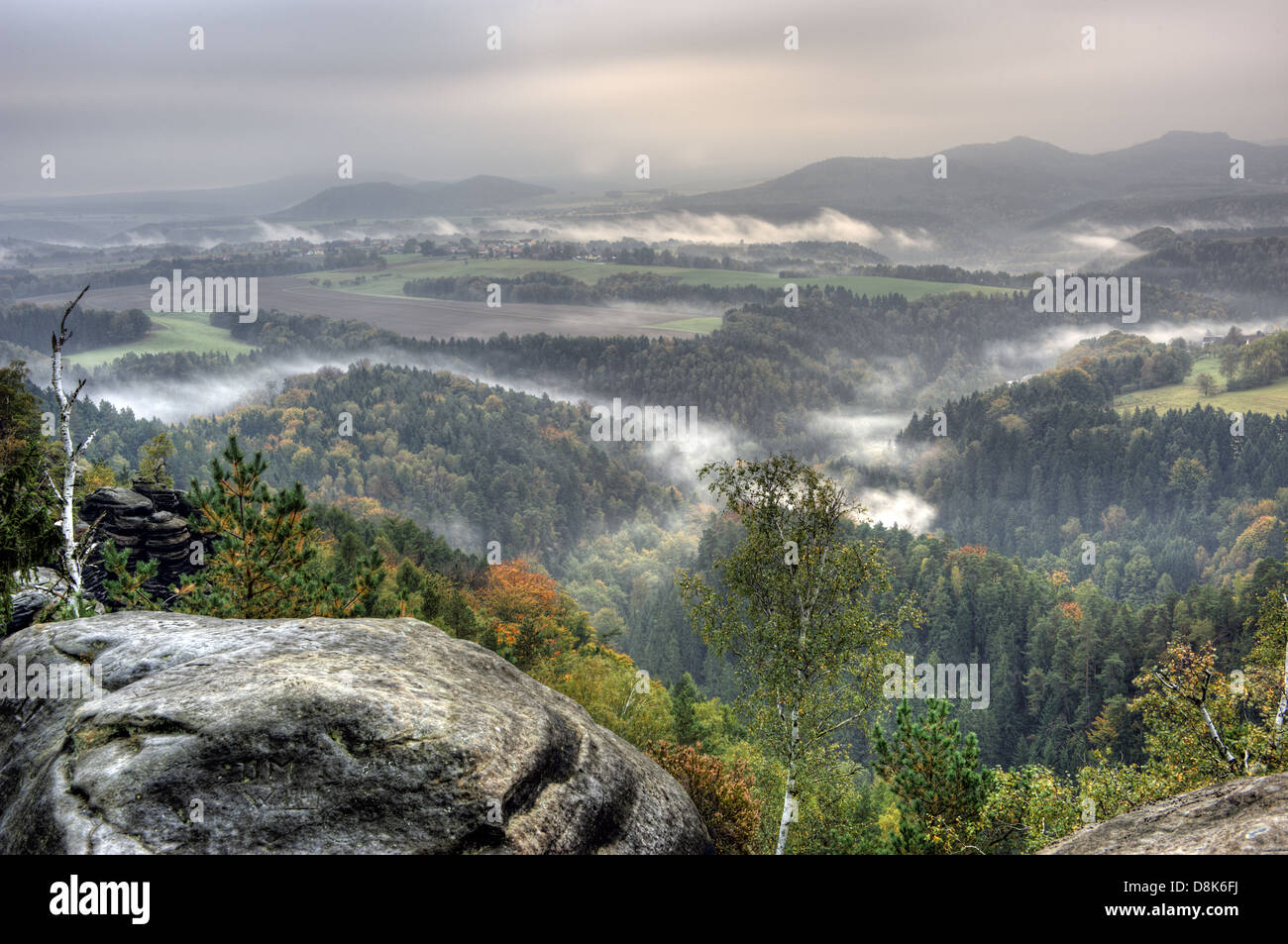 National park Saxon Switzerland Stock Photo