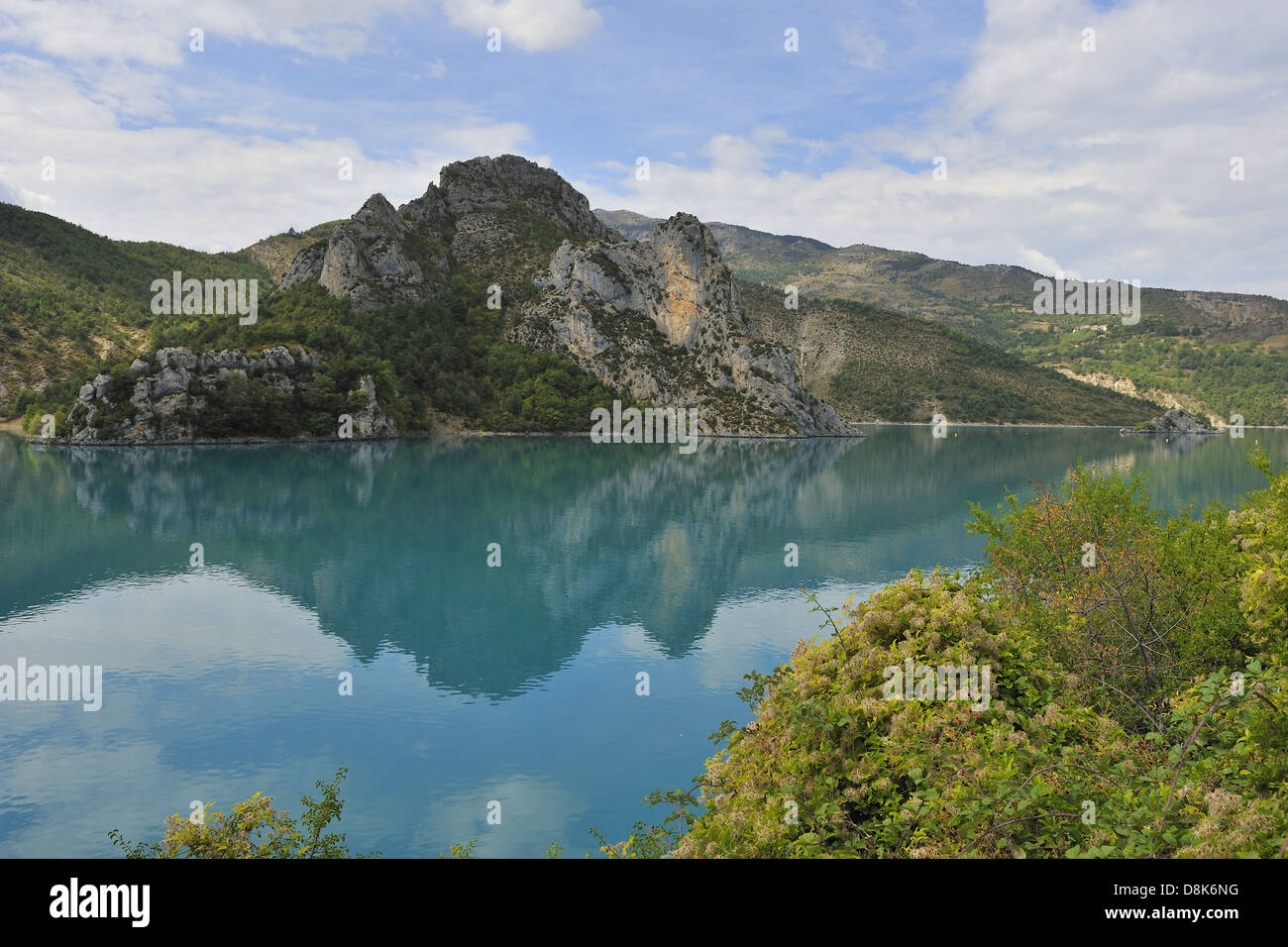 Lac de Castillon Stock Photo Alamy