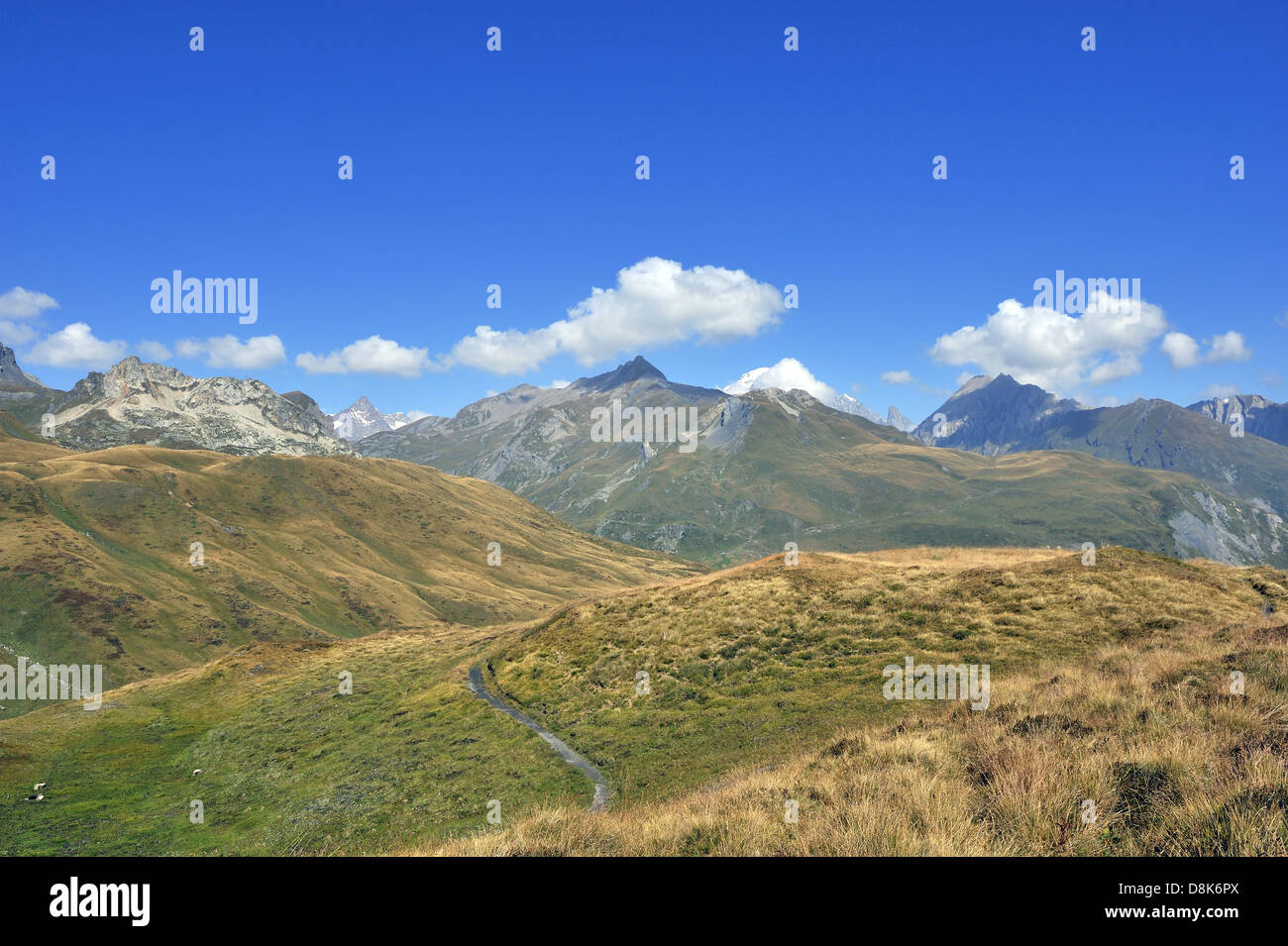 Great St Bernard Pass Stock Photo