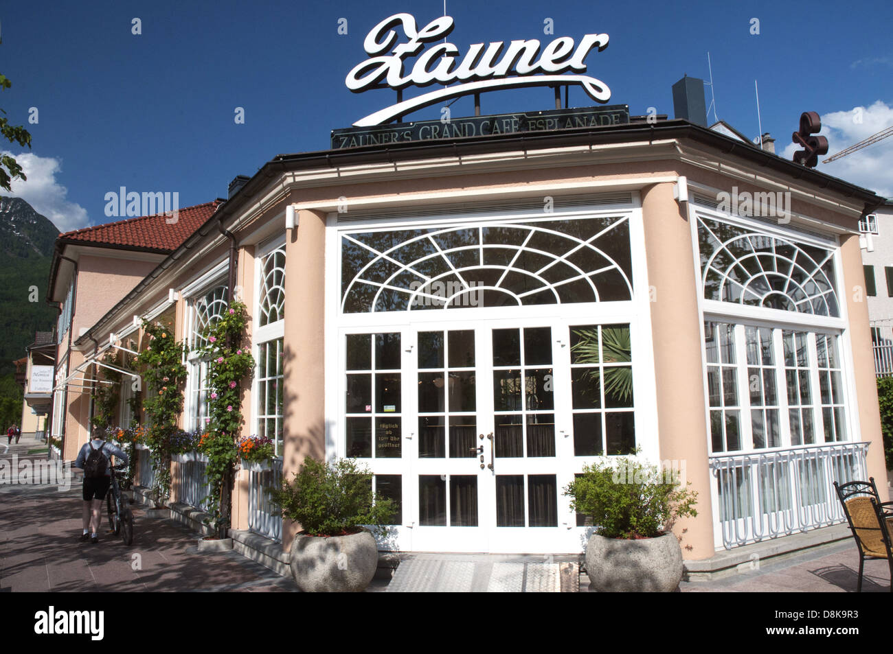 Zauner Restaurant, founded in 1832, in the Austrian spa town of Bad Ischl Stock Photo