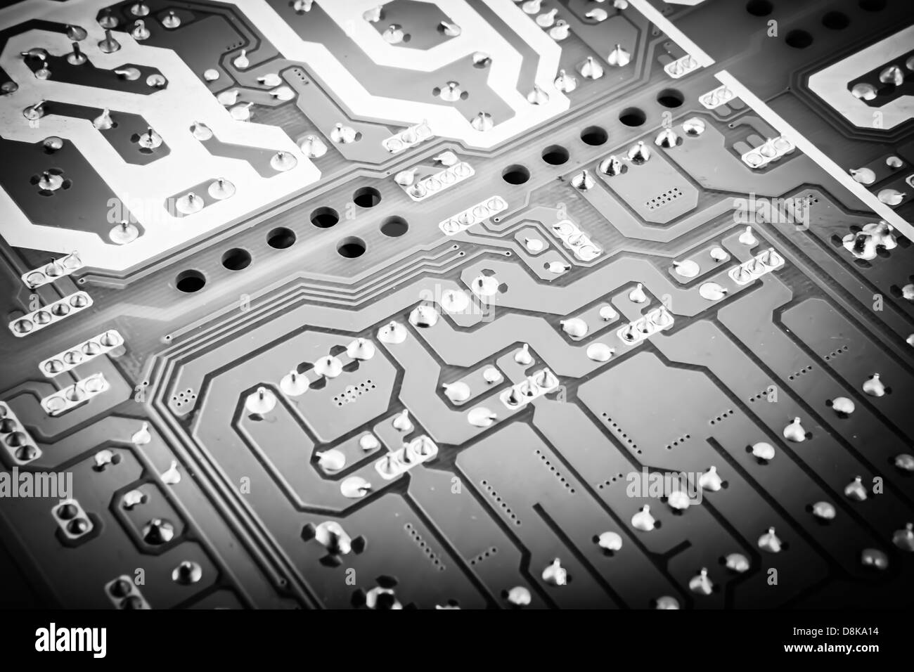 Closeup of electronic circuit board Stock Photo Alamy