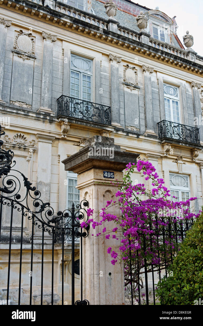 One of the Casa de Gemelas or Twins Houses, French Renaissance style mansions on Paseo de Montejo in Merida, Yucatan, Mexico Stock Photo