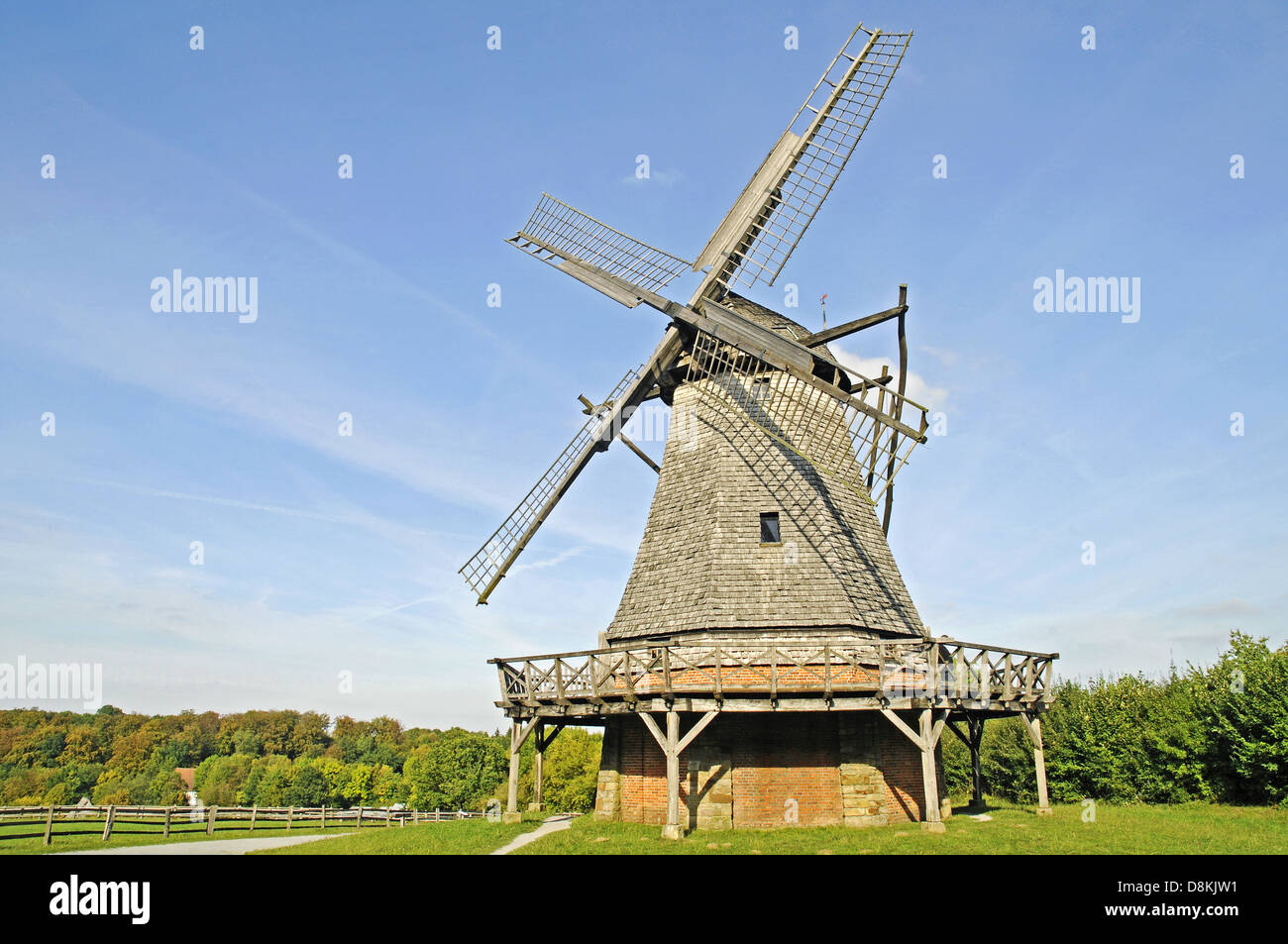 Cap windmill Stock Photo