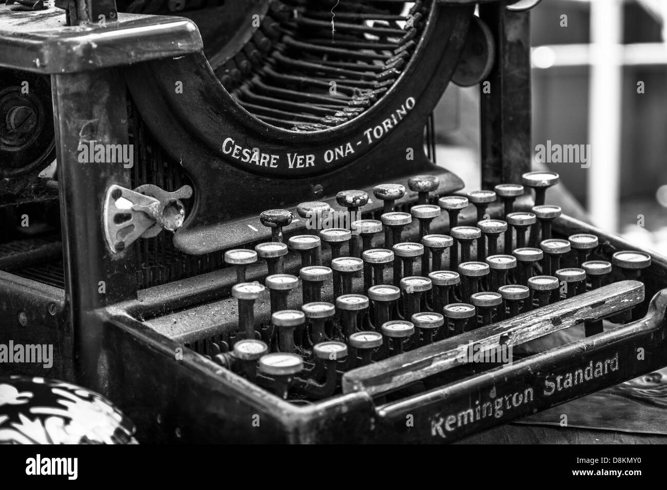old typewriter Stock Photo