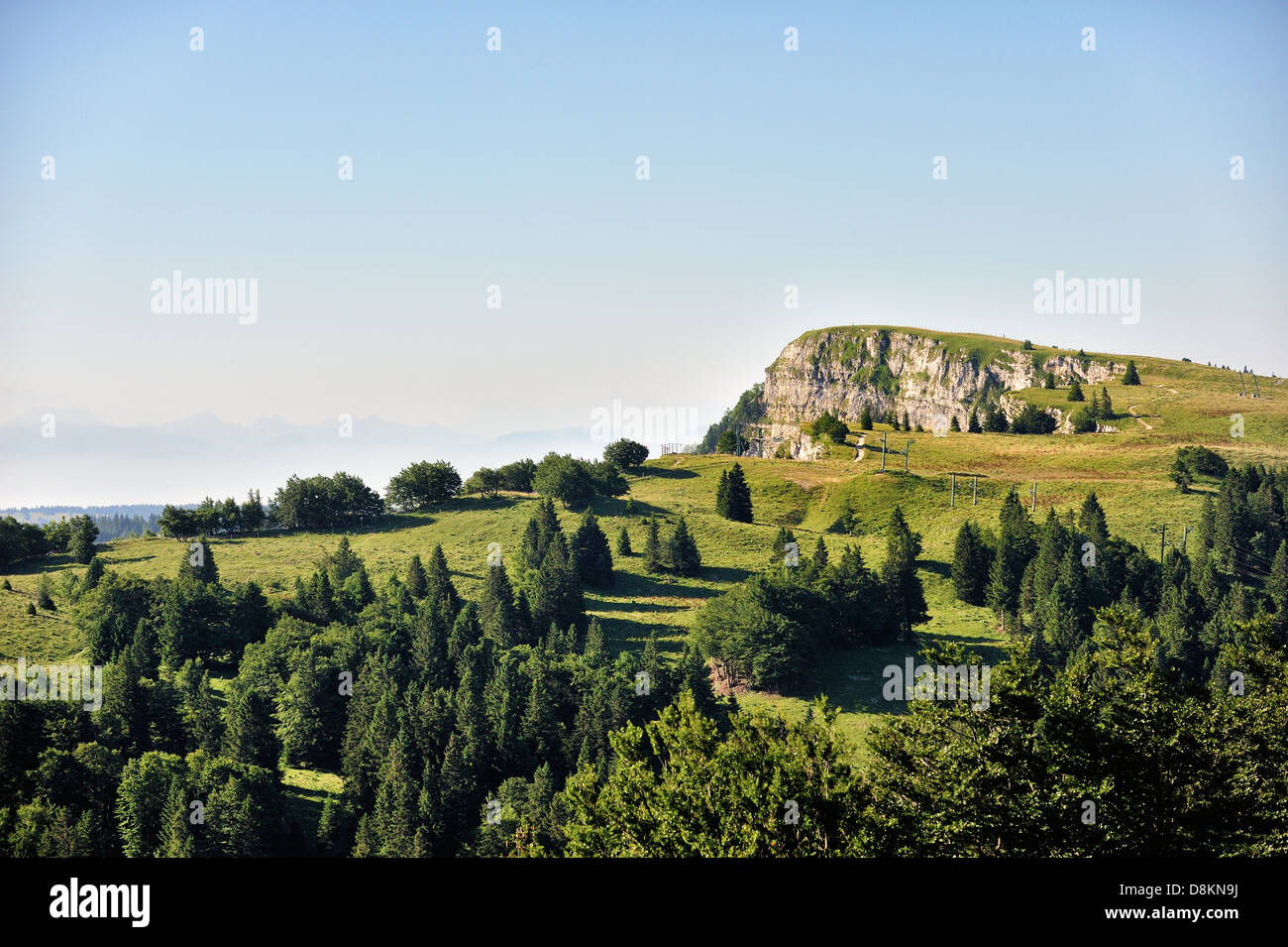 The Mont d'Or, Jura, France. Stock Photo