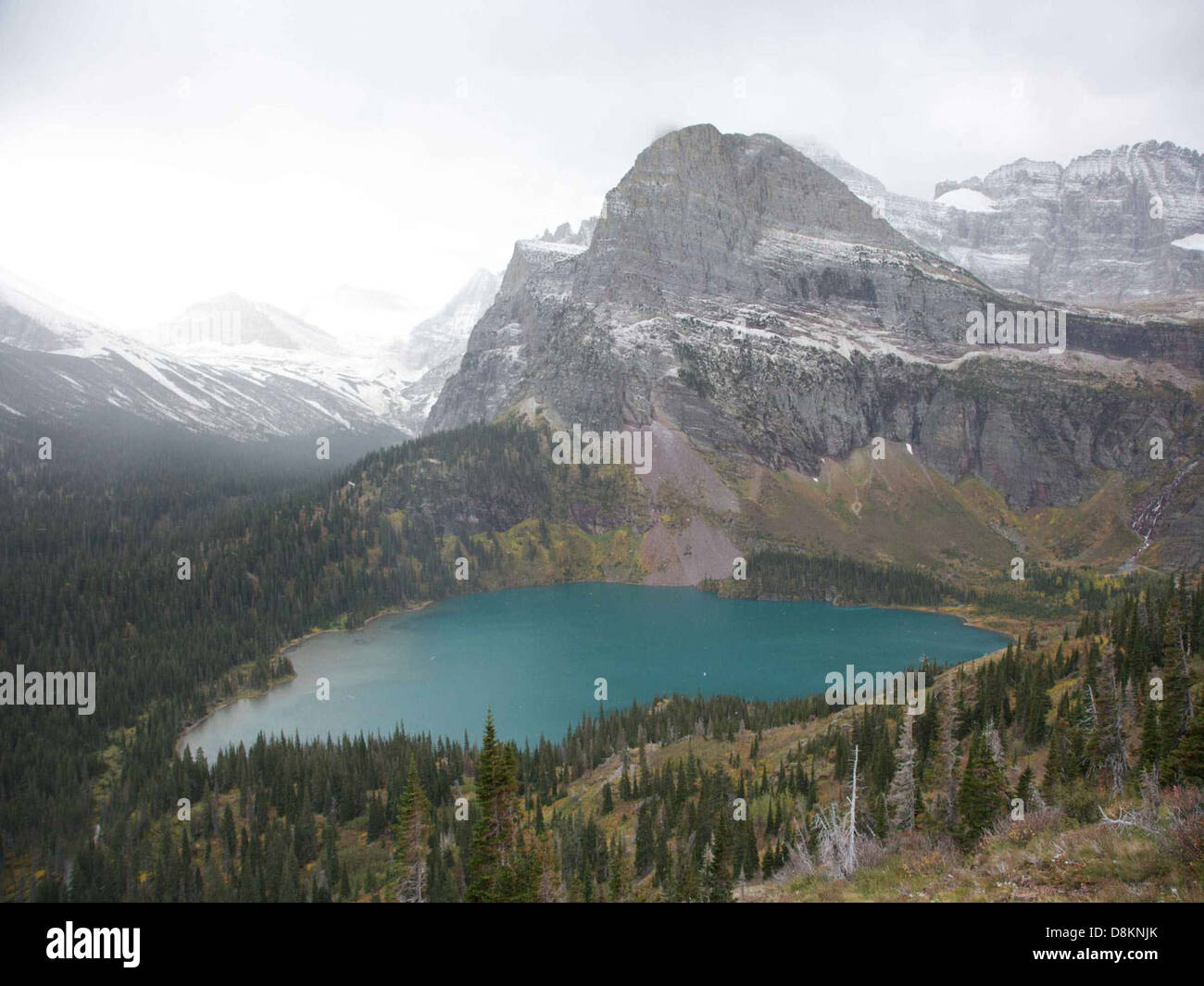 Grinnell lake scenics Stock Photo Alamy