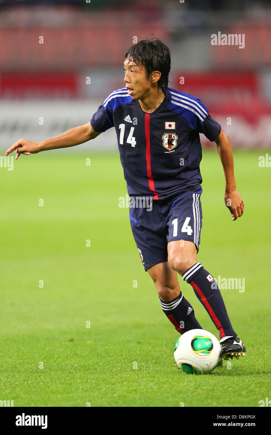 Kengo Nakamura (JPN),  May 30, 2013 - Football / Soccer :  KIRIN Challenge Cup 2013  match between Japan 0-2 Bulgaria  at TOYOTA Stadium, Aichi, Japan.  (Photo by Daiju Kitamura/AFLO SPORT) Stock Photo