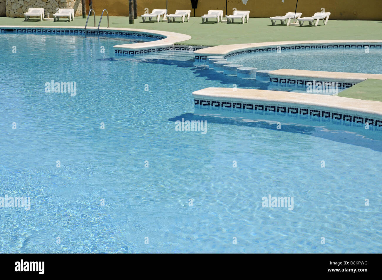 empty swimming pool Stock Photo