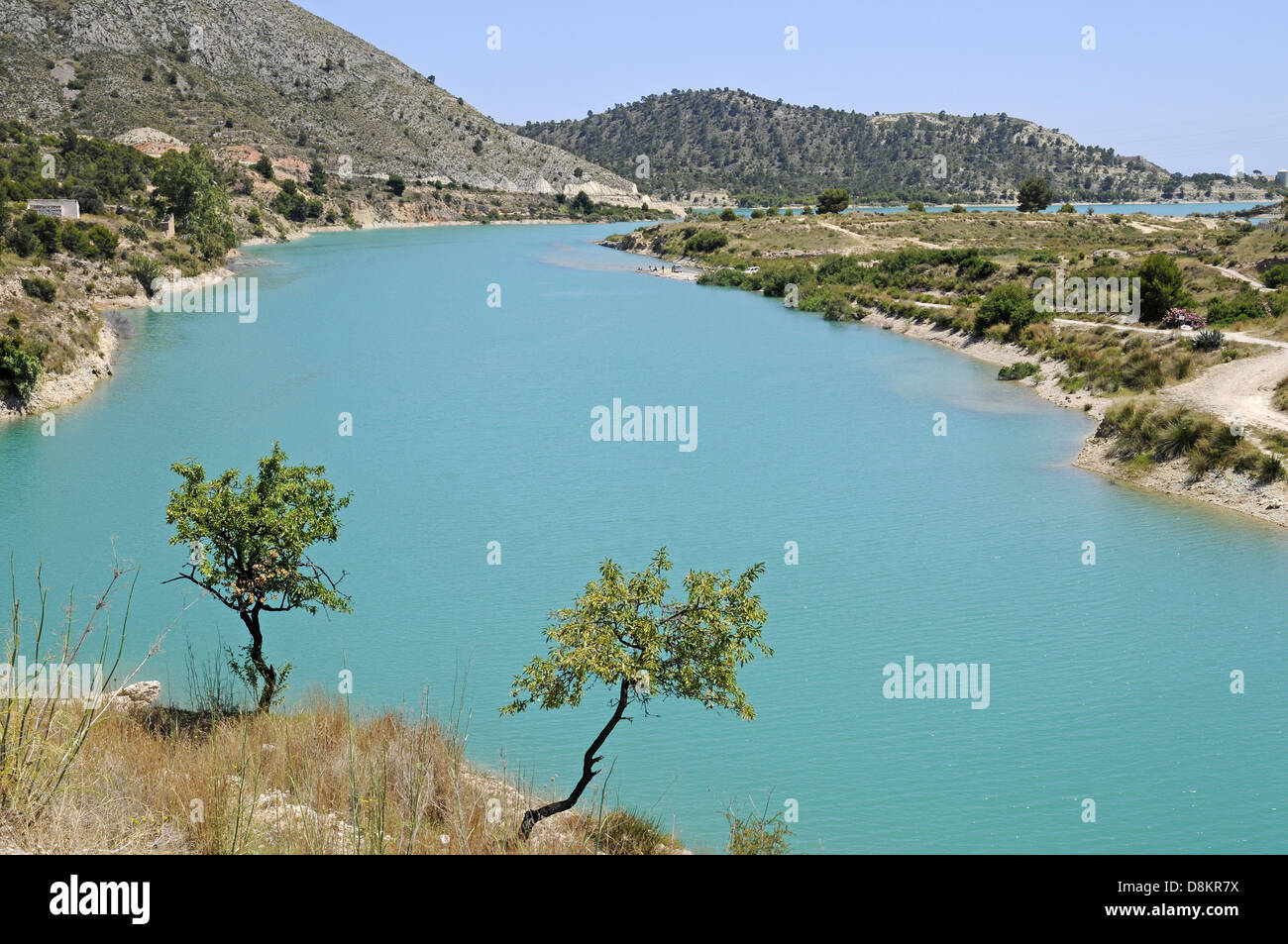 Embalse del Rio Amadorio Stock Photo Alamy