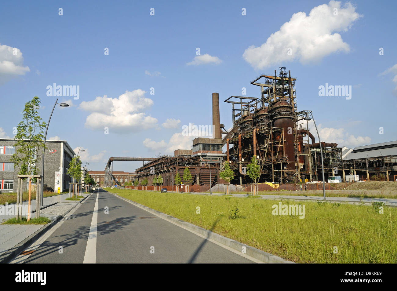former steel plant Stock Photo