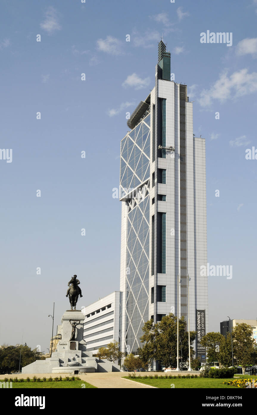 Plaza Baquedano Stock Photo