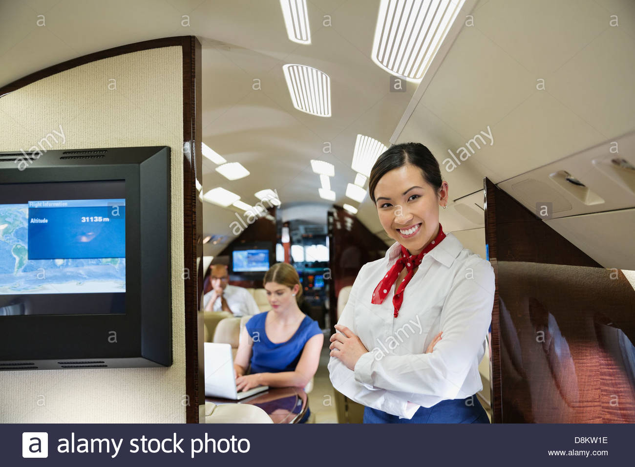Corporate flight attendant hires stock photography and images Alamy