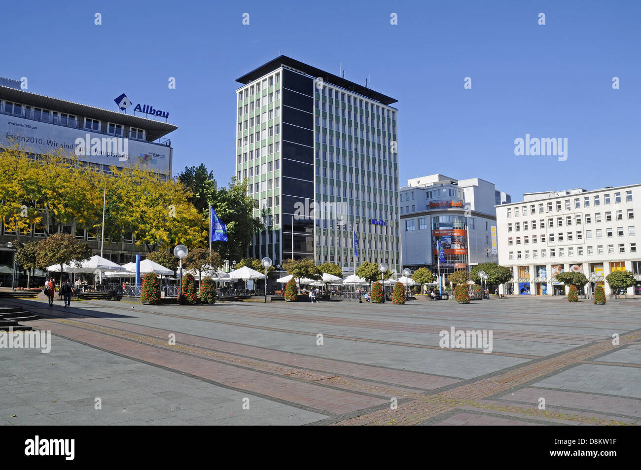 Kennedyplatz square Stock Photo