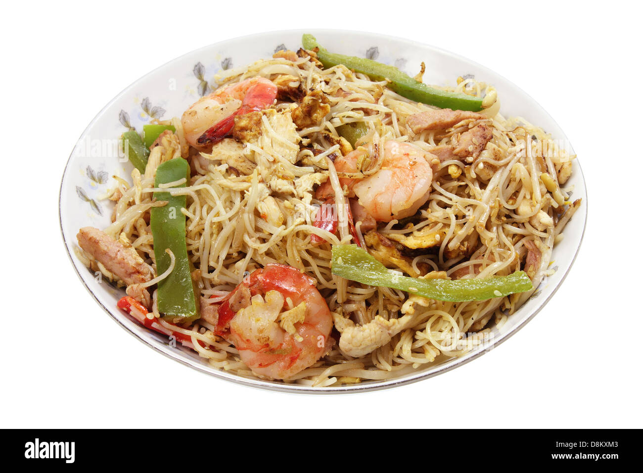 Fried rice and prawns Cut Out Stock Images & Pictures - Alamy