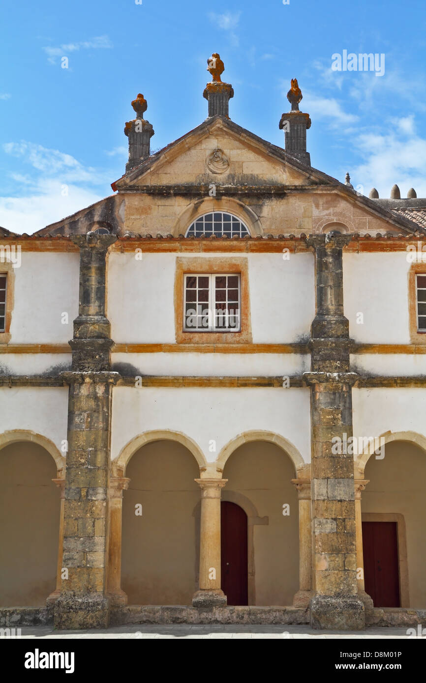 A crumbling castle Templars in Portugal Stock Photo