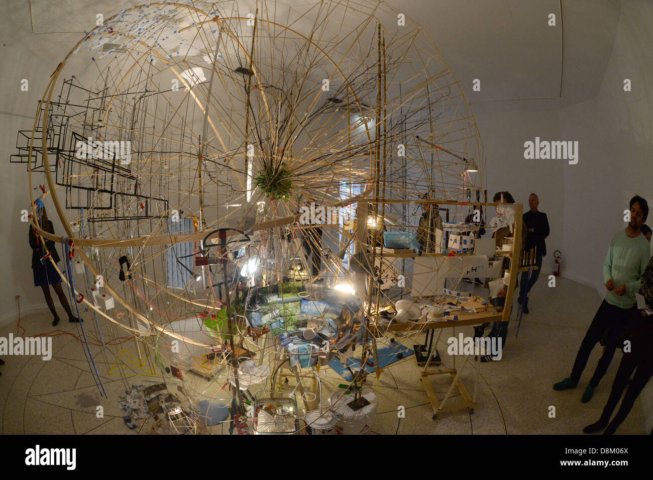 Venice, Italy. 30th May 2013. The art installation of US artist 