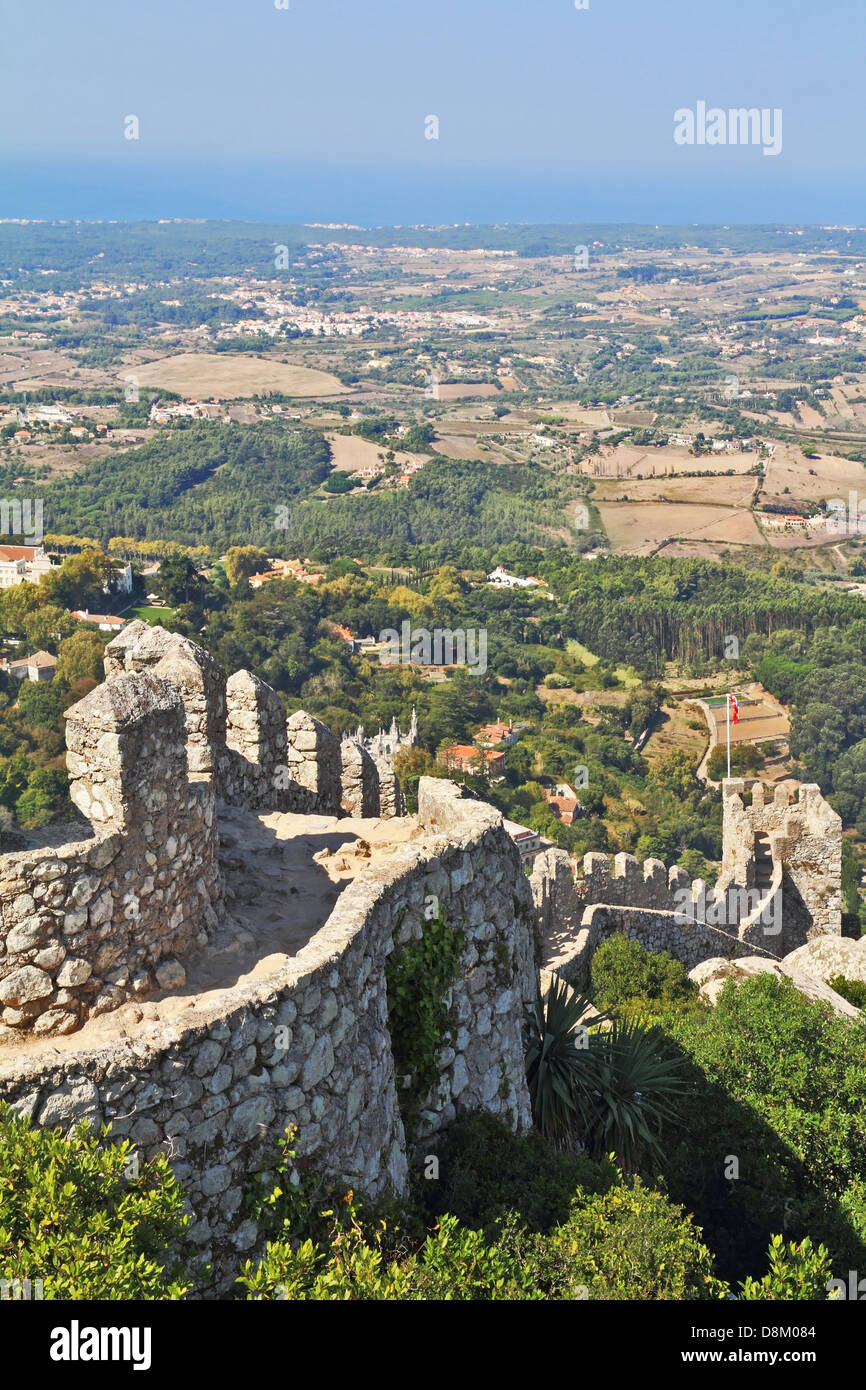 The fortress in Portugal Stock Photo