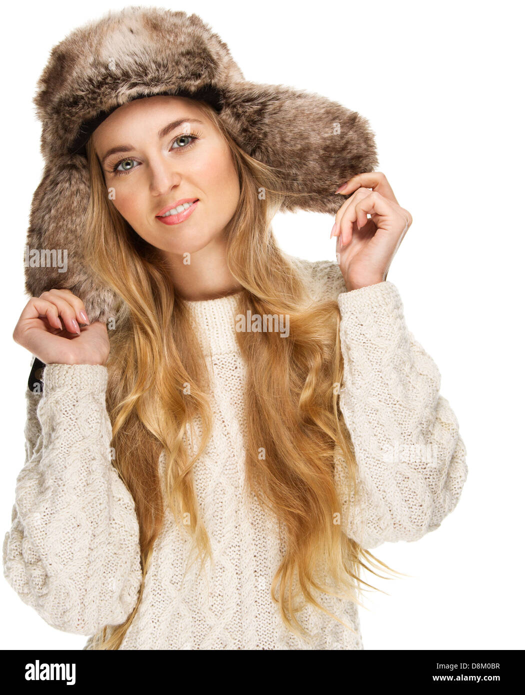 Portrait of the beautiful blond girl Stock Photo - Alamy