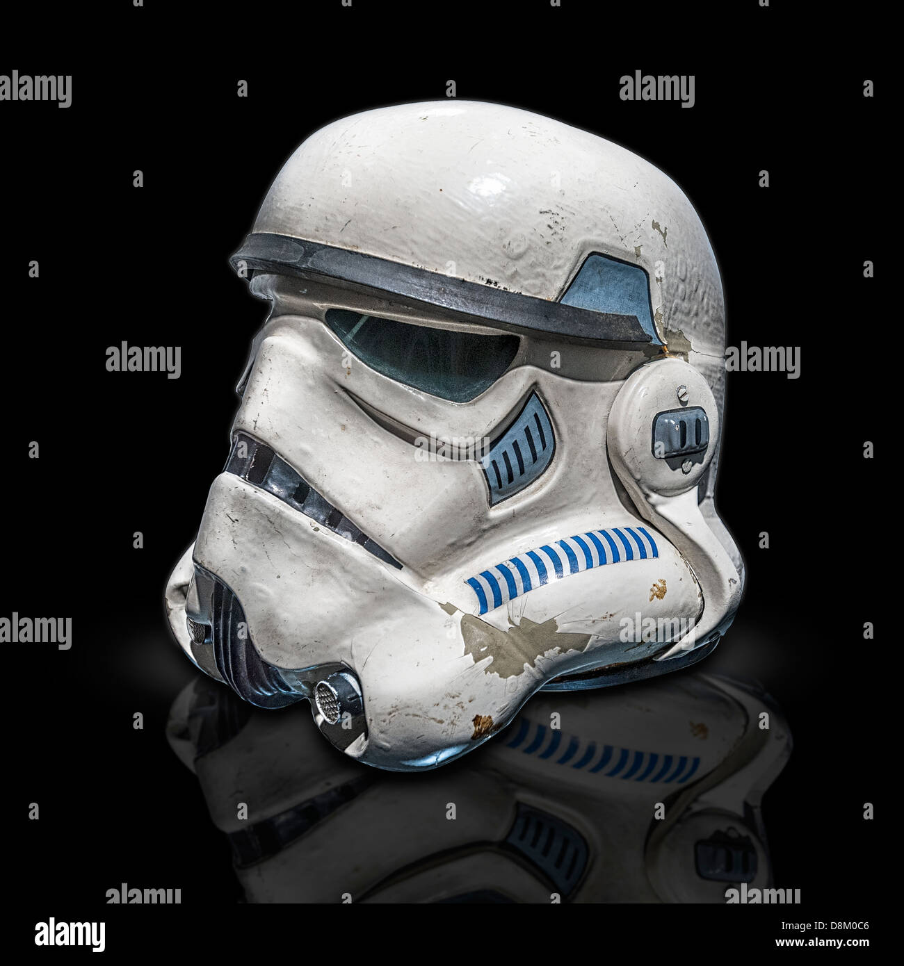 A real deal Star Wars,Storm trooper helmet, movie prop Stock Photo