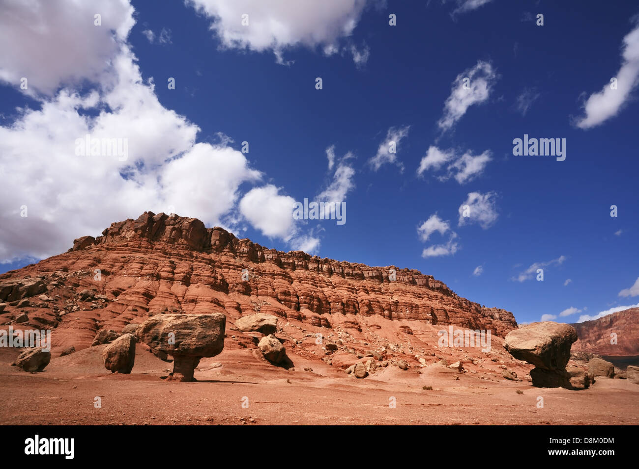 American red rock desert Stock Photo Alamy