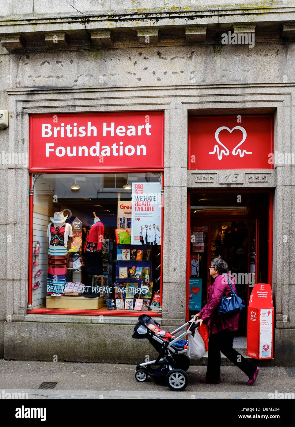 A British Heart Foundation charity shop Stock Photo Alamy