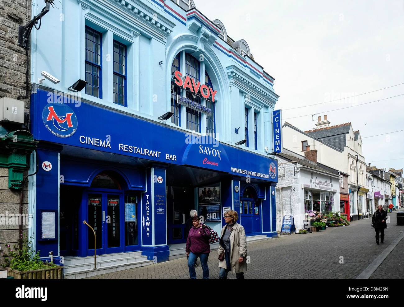 The Savoy cinema in Causeway Head in Penzance Stock Photo Alamy