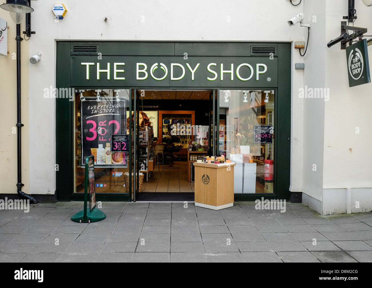 The Body Shop in Penzance Stock Photo