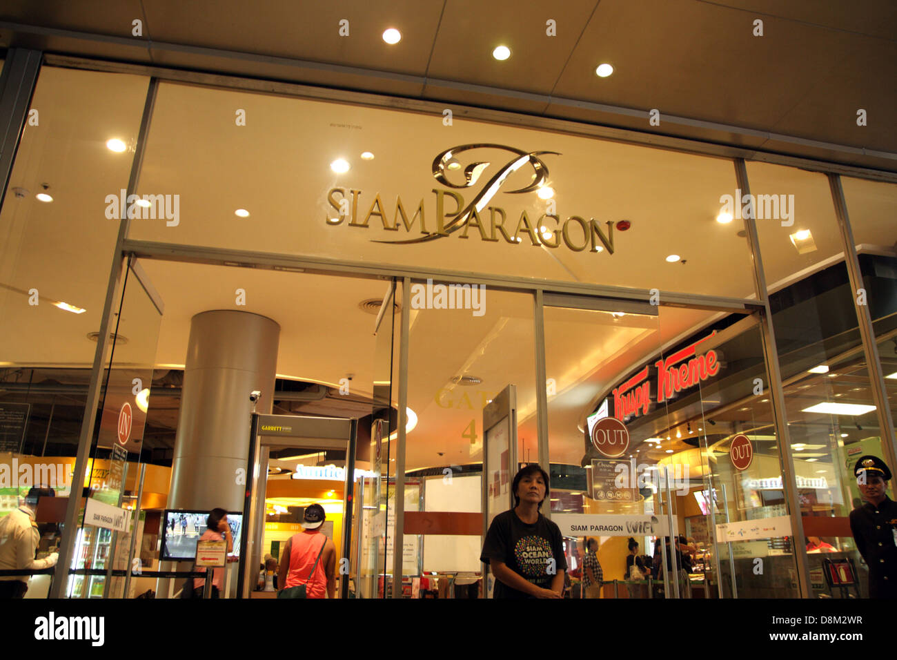 Entrance Way At Siam Paragon Shopping Mall One Of The Biggest