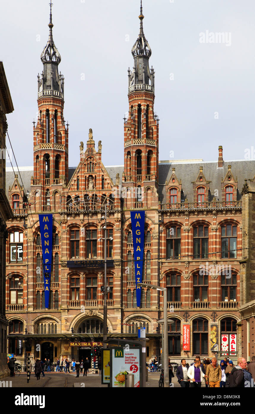 Netherlands, Amsterdam, Dam Square, Magna Plaza, shopping center, Stock Photo