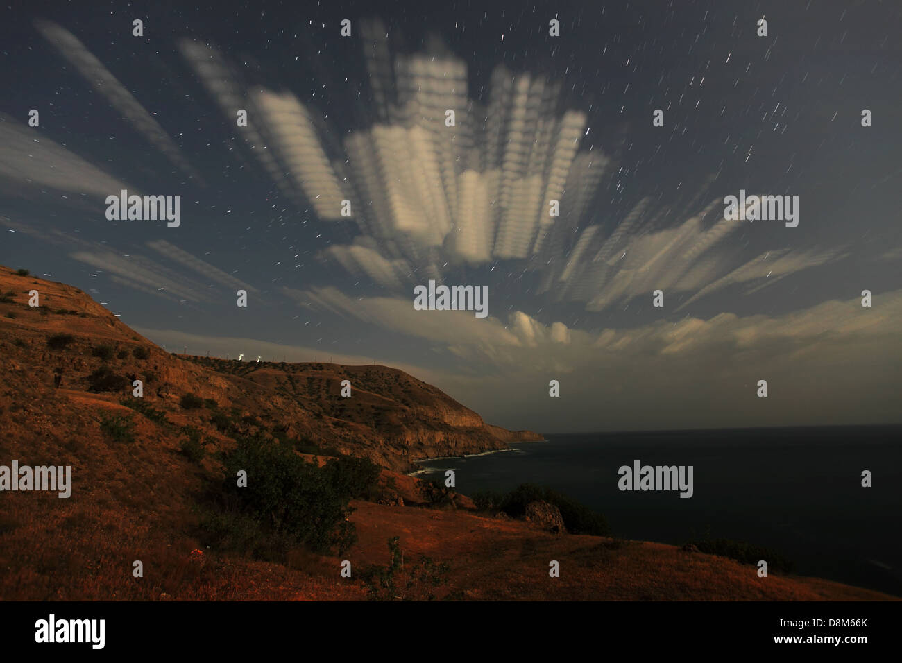 Mountain landscape night sky hi-res stock photography and images - Alamy