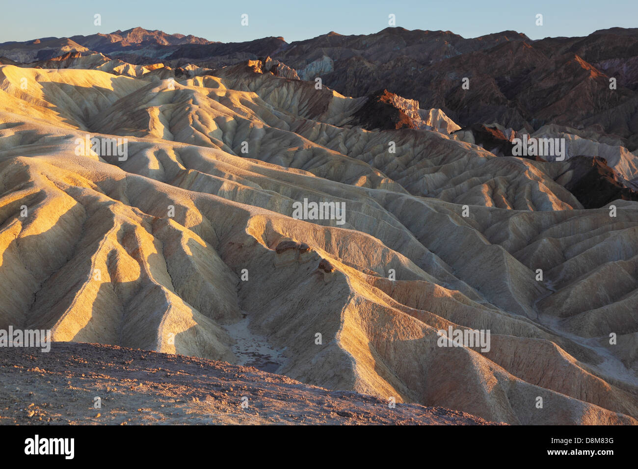 The Death Valley Zabriskie Point Stock Photo Alamy