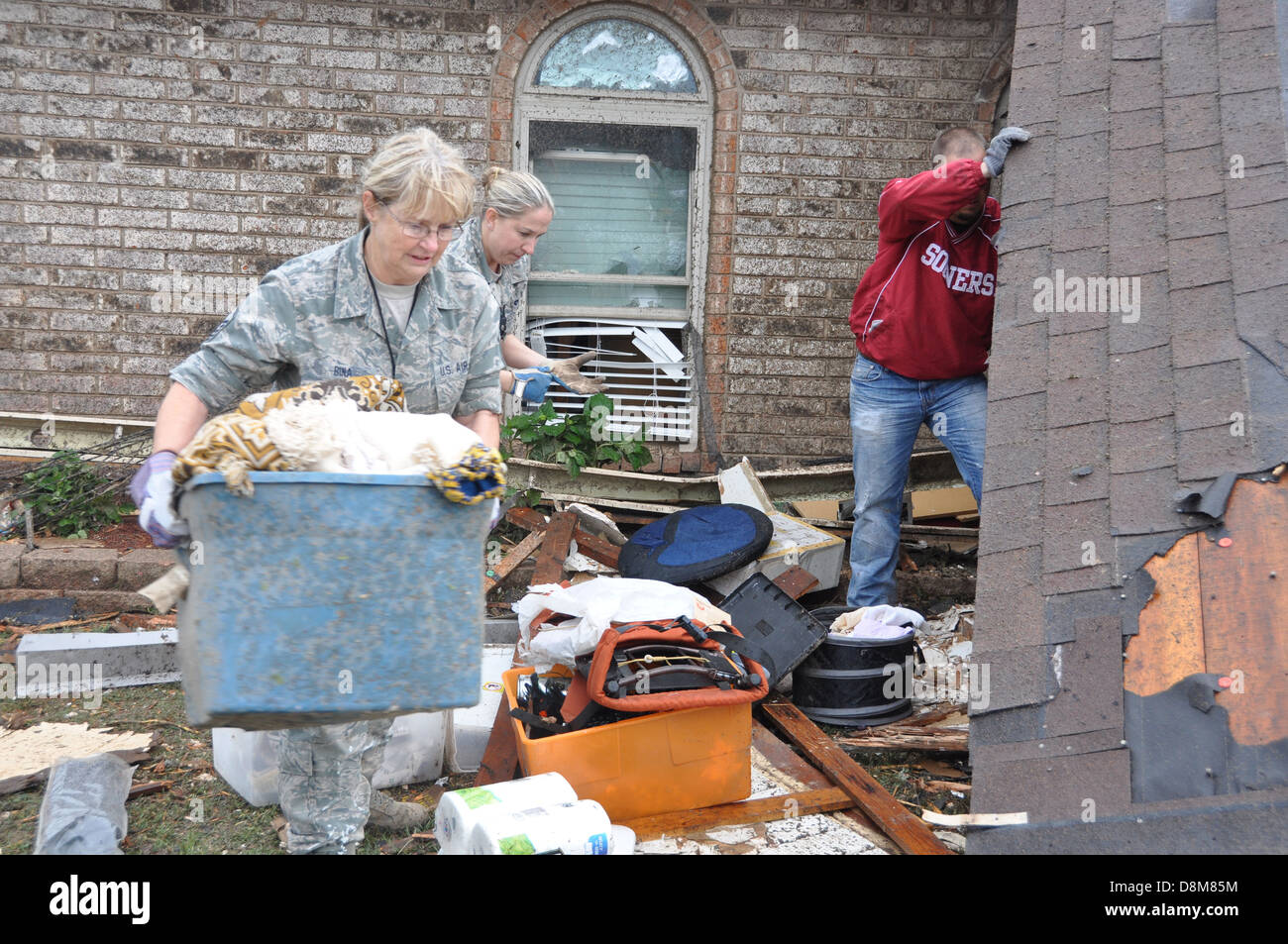 The U.S. Air Force and Oklahoma National Guard provided vital tornado ...