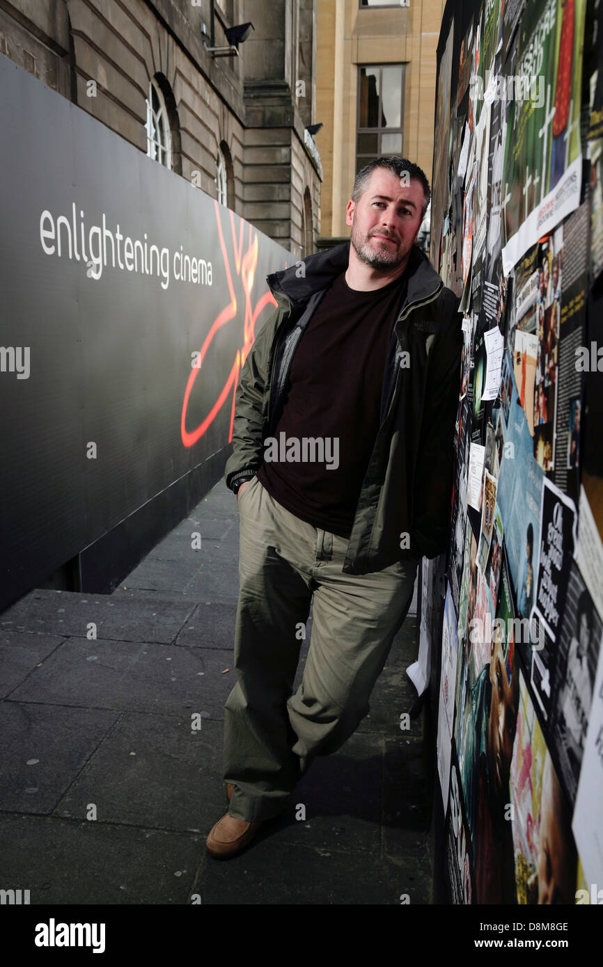 Scottish documentary filmmaker Nick Higgins Stock Photo