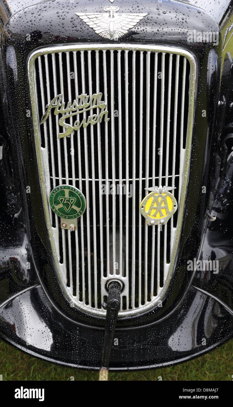 view of austin seven radiator Stock Photo Alamy