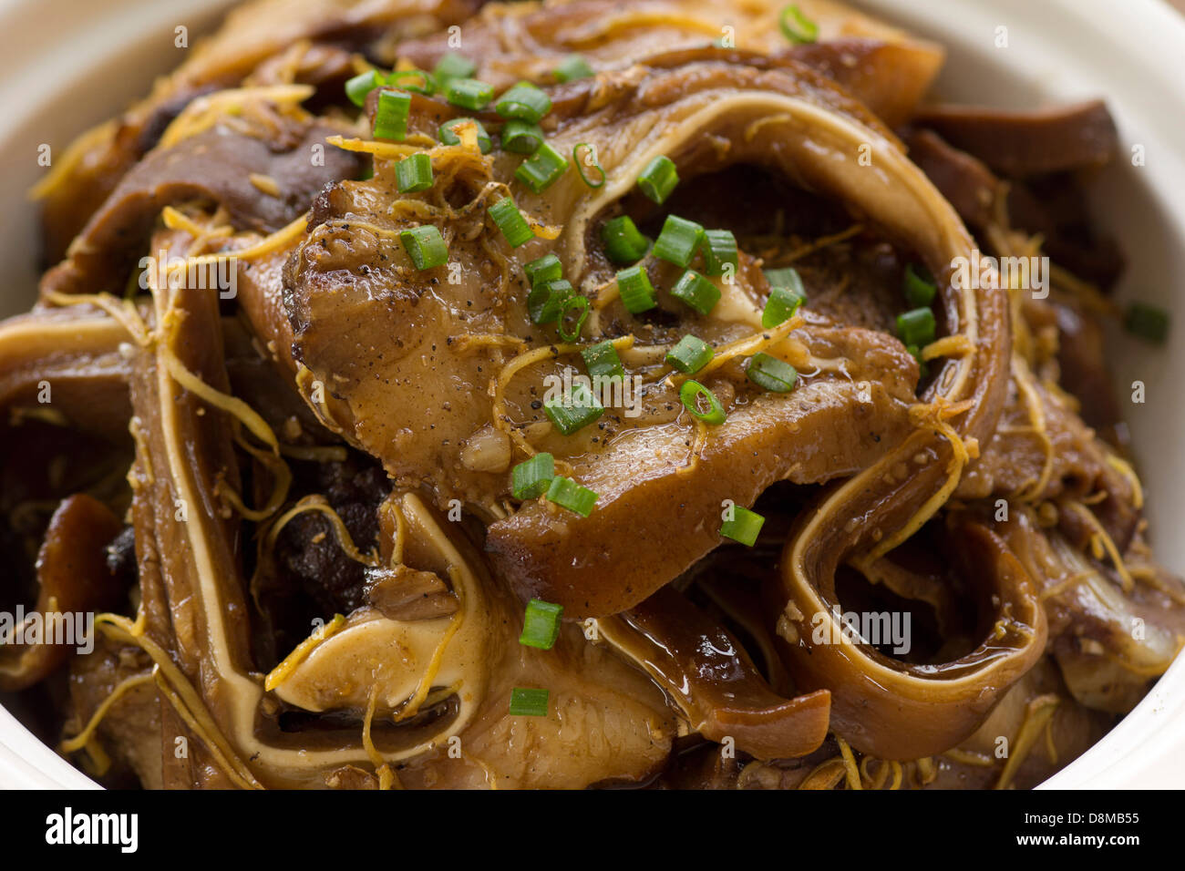 Braised Pig's Ears with Ginger and Dark Vinegar Stock Photo Alamy