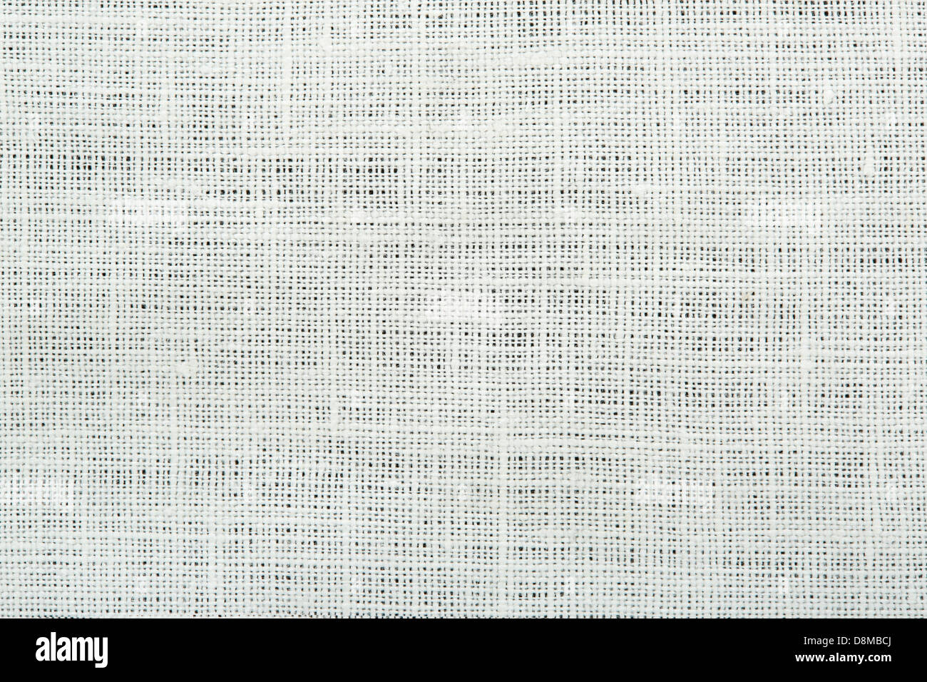 Linen canvas white texture background Stock Photo