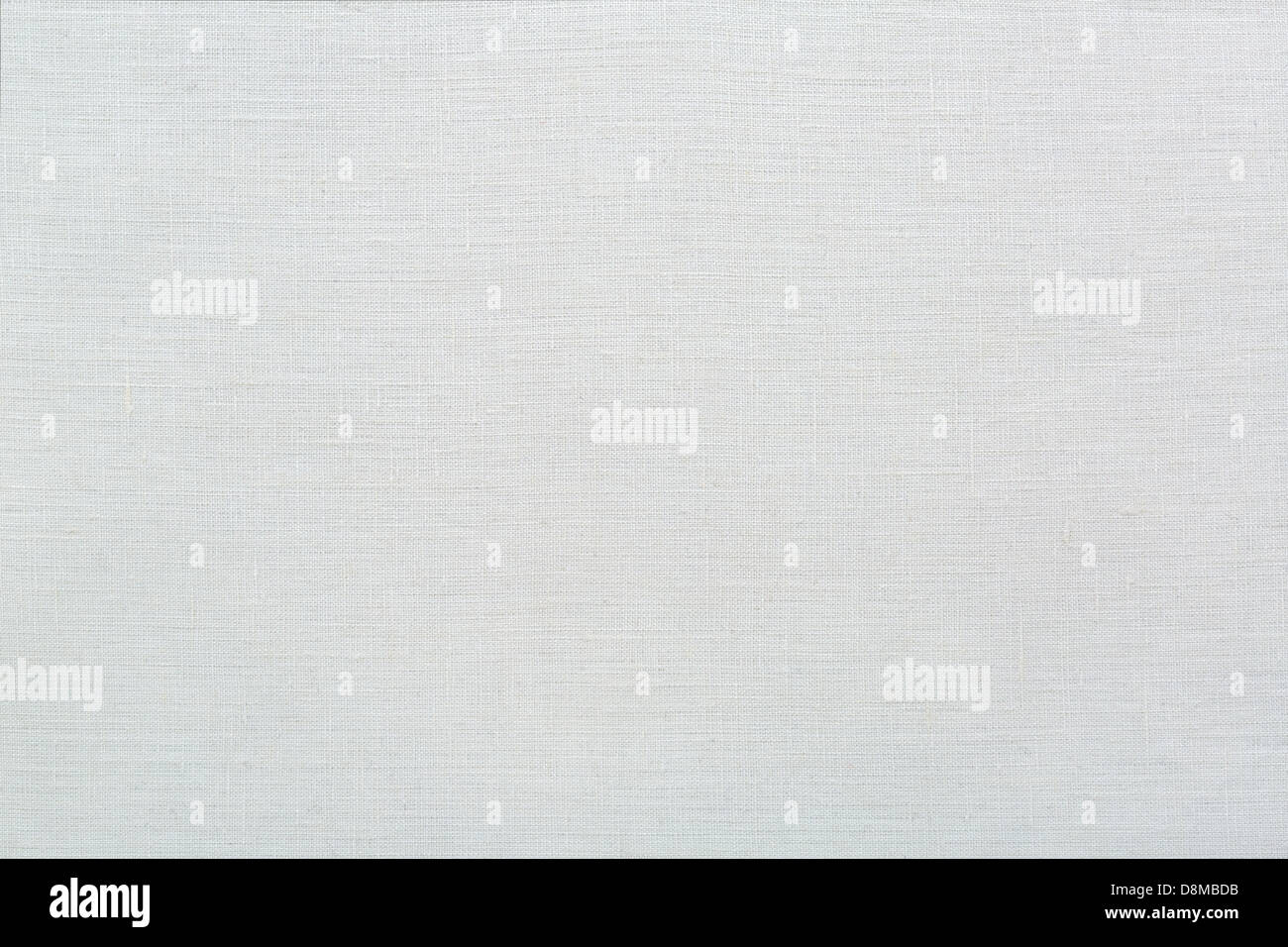 Linen white canvas texture background Stock Photo