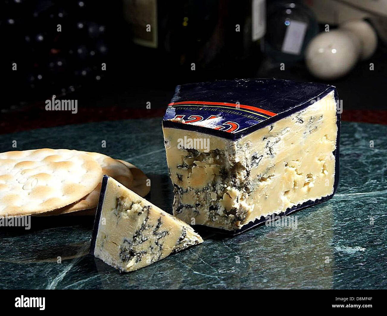 Roaring forties blue cheese Stock Photo - Alamy