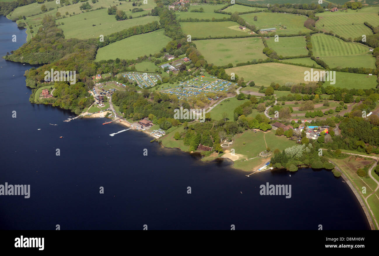 aerial view of Bewl Water Sailing Club in Kent Stock Photo Alamy
