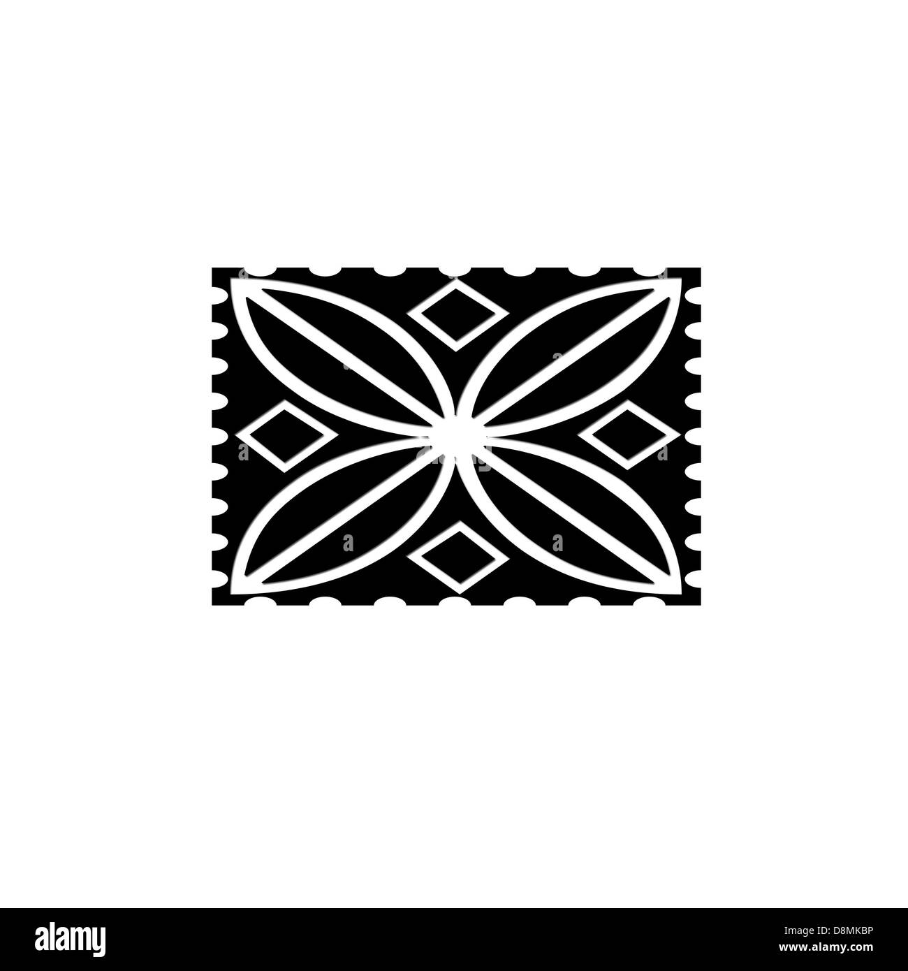 Black and white stamp hi-res stock photography and images - Alamy