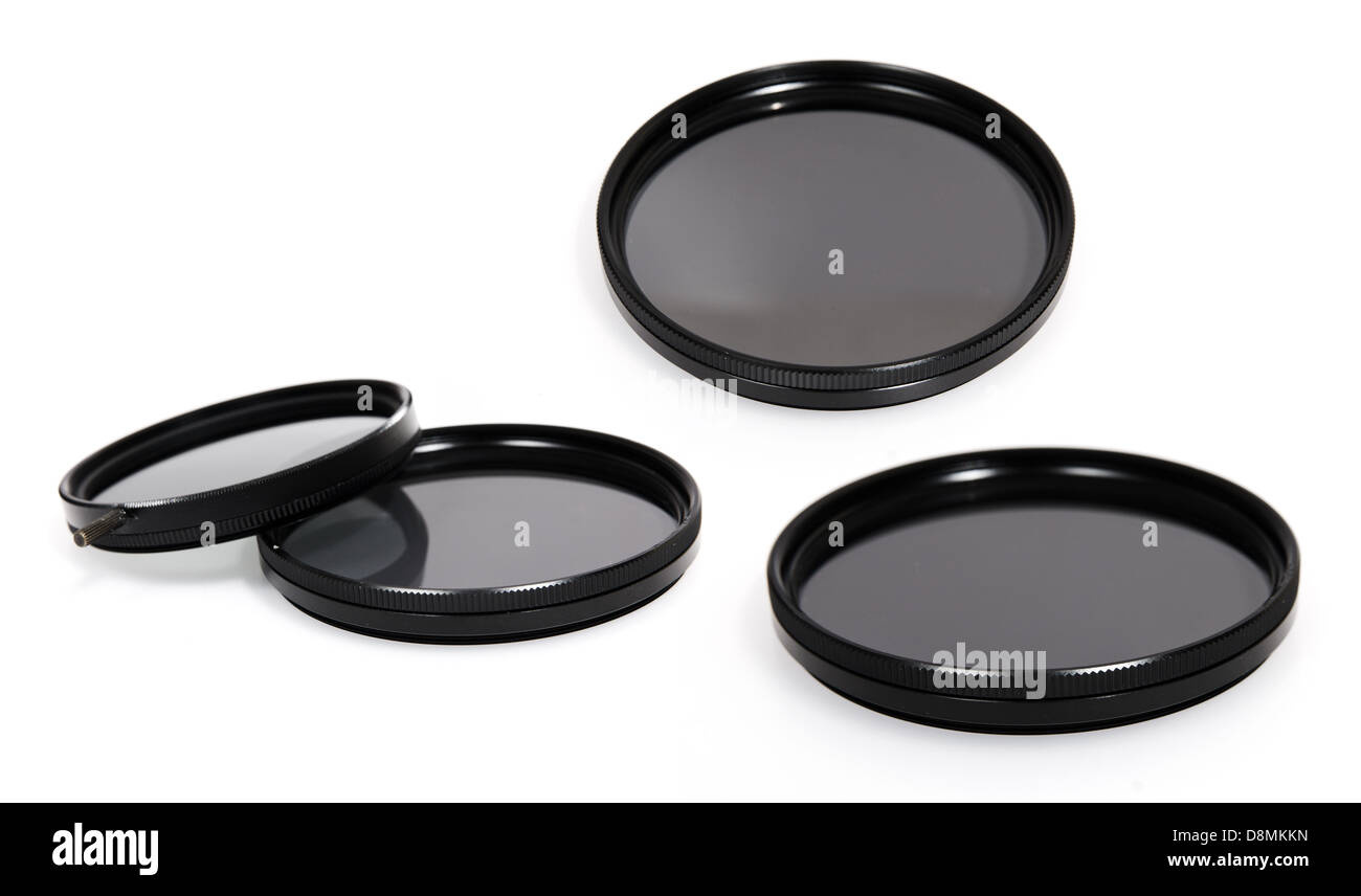 Circular polarizing filter isolated on white Stock Photo Alamy