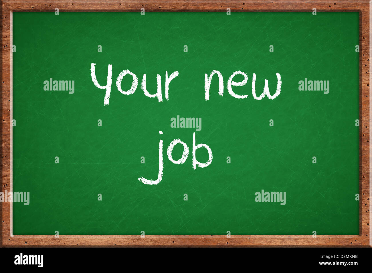 Your new job Stock Photo Alamy