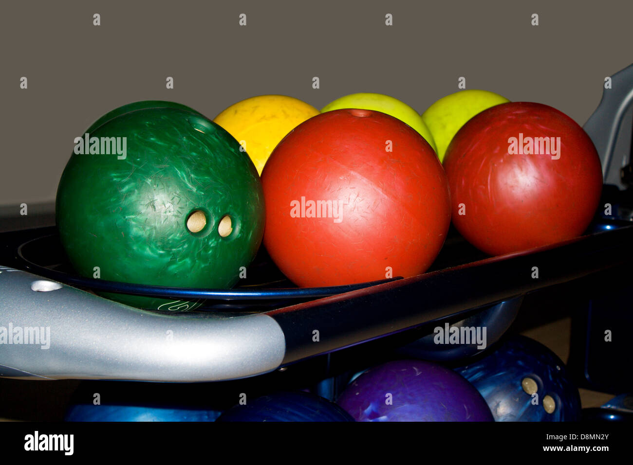 Bowling balls Stock Photo Alamy