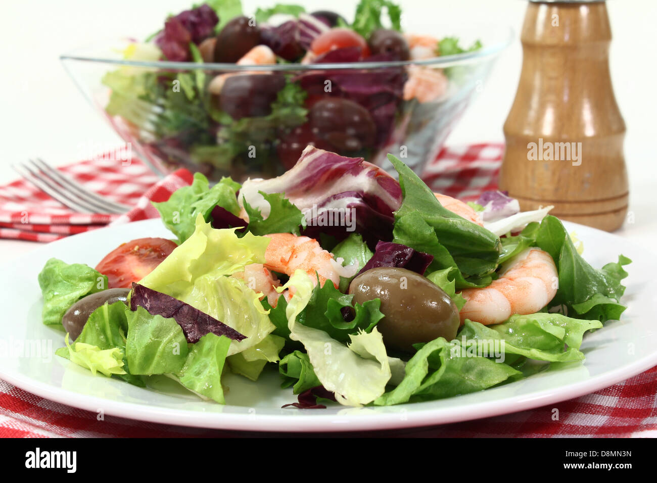 mixed salad Stock Photo