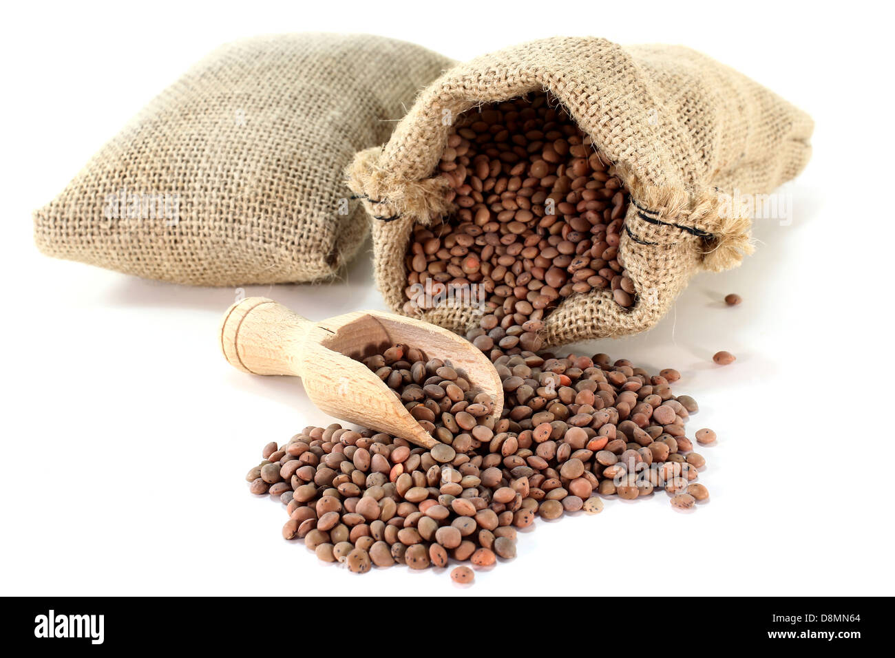 mountain lentils Stock Photo